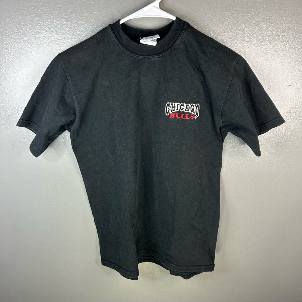 Vintage 90s Chicago Bulls NBA The Game Embroidered Shirt Size Youth Large